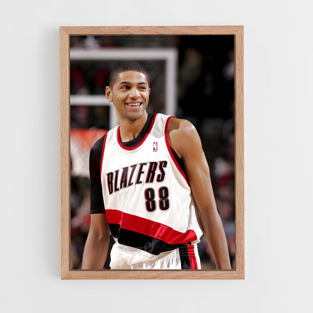 Poster Nicolas de batum – affiche Basketball (vue 4)